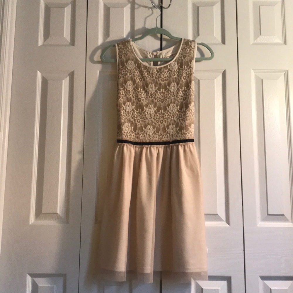 Lace and tulle dress